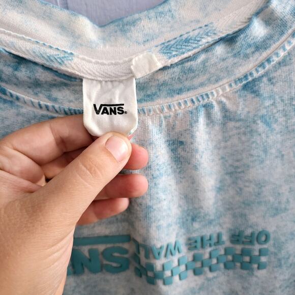 Vans Tie Dye Ling Sleeve T-Shirt size Medium Grunge Skate Punk Princess Casual - Picture 5 of 9